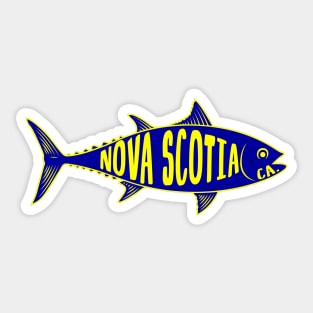 Nova Scotia Canada Tuna Fishing CA NS Sticker